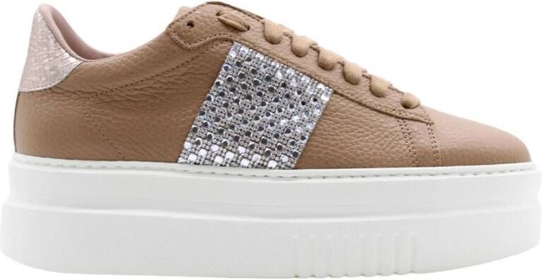 Stokton Sneakers Bruin Heren