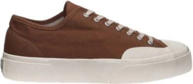 Superga Artefact Selvedge Duck Cotton Low Top , Bruin, Heren