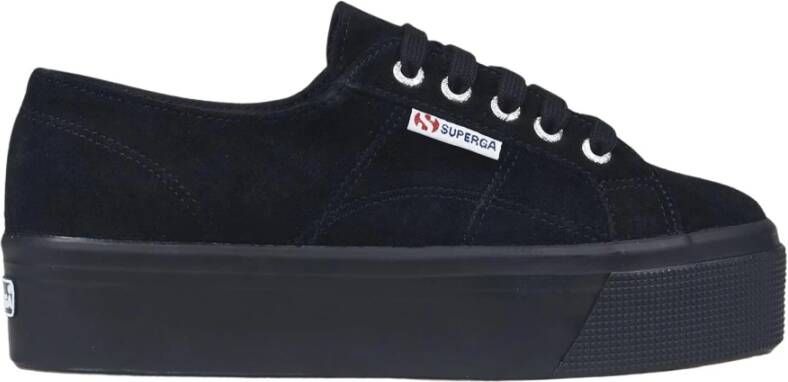 Superga 2790 Suelngcotw , Zwart, Dames