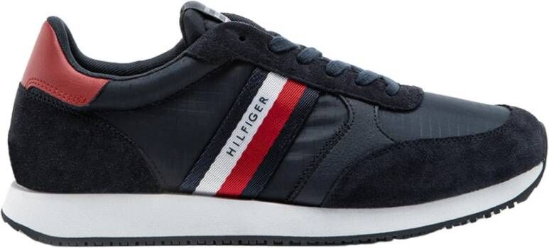 Tommy Hilfiger Runner Lo Mix Ripstop Fm0Fm03737Dw5 , Zwart, Heren