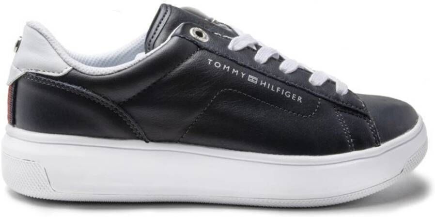 Tommy Hilfiger Platform sneaker trainers , Zwart, Heren
