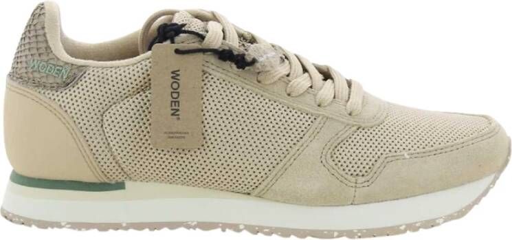 Woden Sneakers Beige Dames