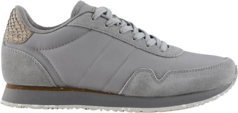 Woden Nora III leer olifant , Grijs, Dames