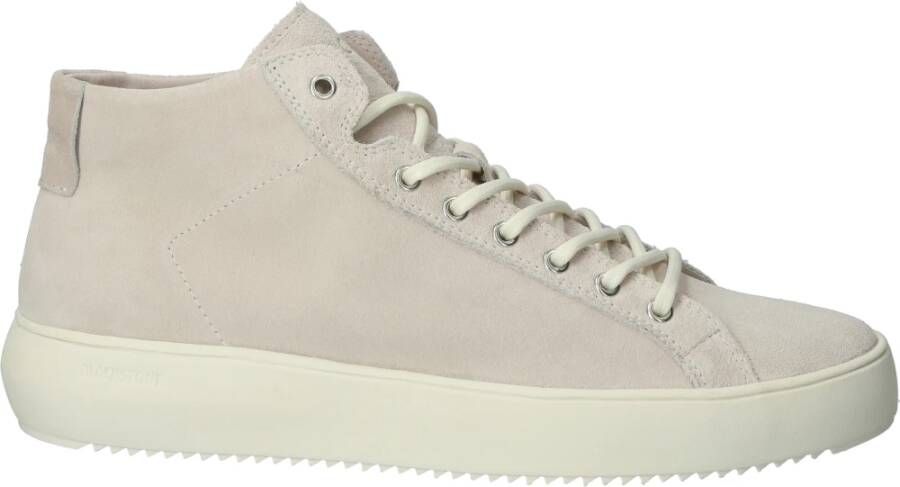 Blackstone Morgan Zg21 zand hoge sneaker , Beige, Heren