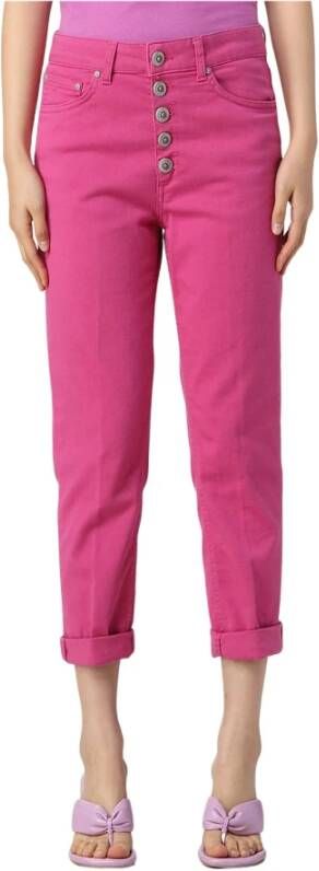 Dondup Cropped spijkerbroek , Paars, Dames