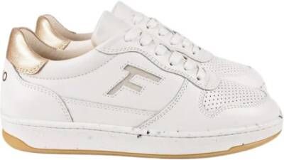 Faguo Alder Leather Low Top Sneakers , Wit, Dames