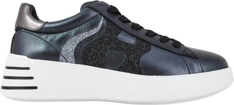 Hogan Zijlogo patch low top Sportschoenen , Zwart, Dames