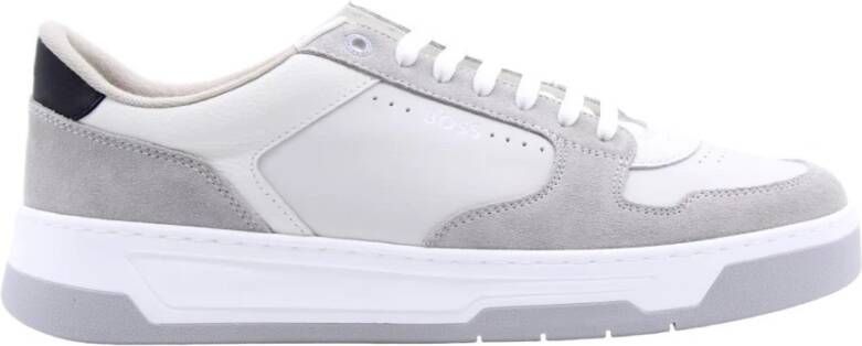 Boss Grijze Lage Sneakers Baltimore Tenn