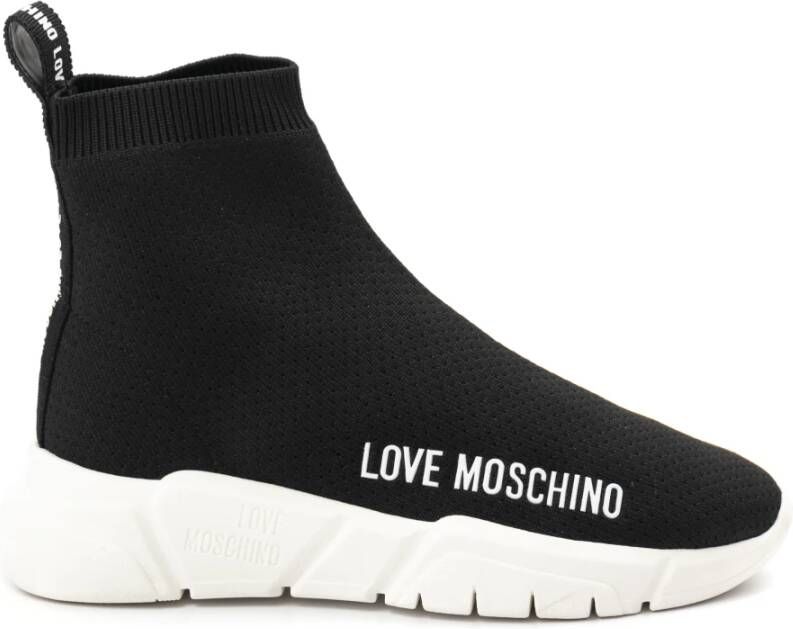 Love Moschino Sok sneakers , Zwart, Dames