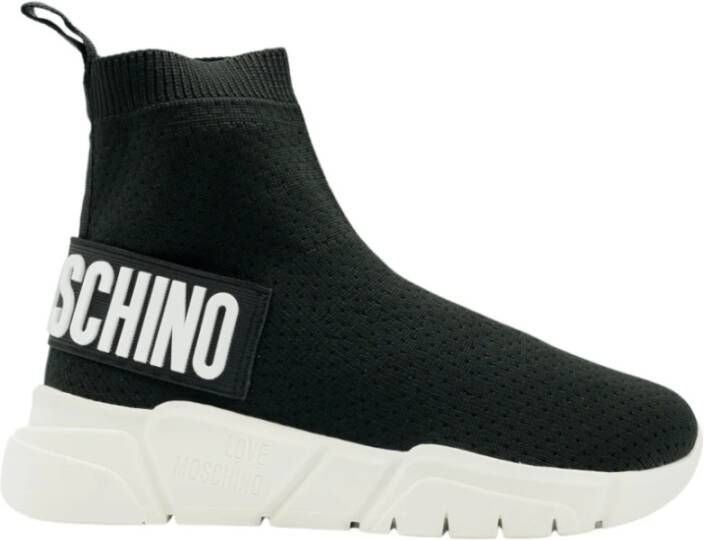 Love Moschino Veel sneakers , Zwart, Dames