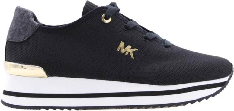 Michael Kors Zwarte Lage Sneakers Monique Knit Trainer online kopen