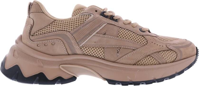 Nubikk Ross Nomad sneaker met suè, de en mesh details