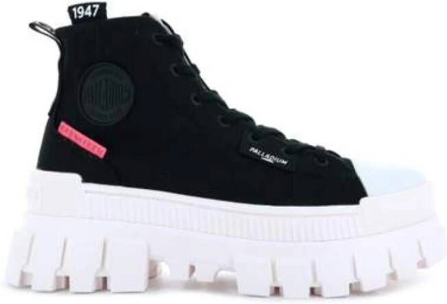 Palladium Sneakers Revolt Hi Tx Vegan , Zwart, Dames
