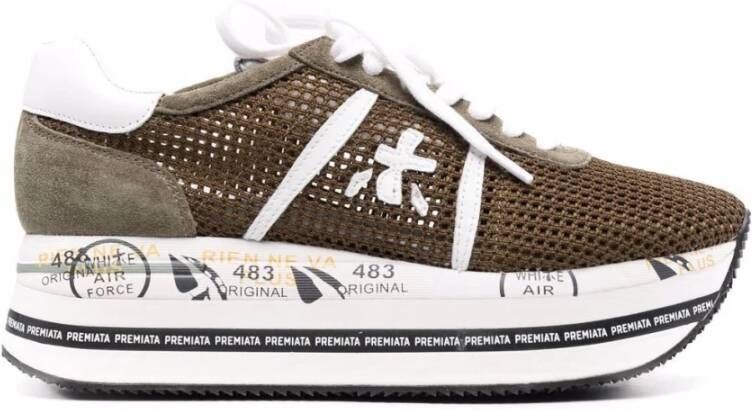 Premiata Beth Sneakers , Groen, Dames