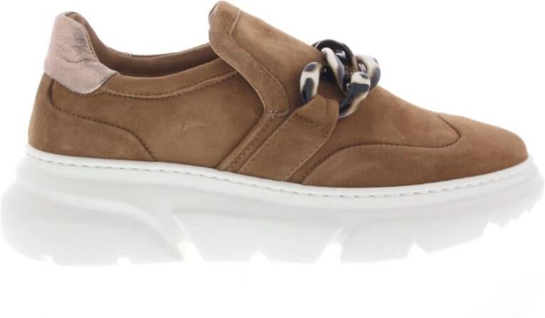 Stokton Instappers & Slip ons Bruin Dames