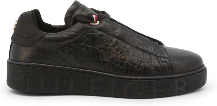 Tommy Hilfiger Fw0Fw04290 Sneakers , Zwart, Dames