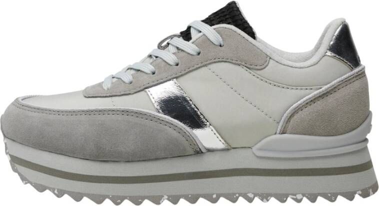 Woden Nellie II Metallic plateau , Grijs, Dames