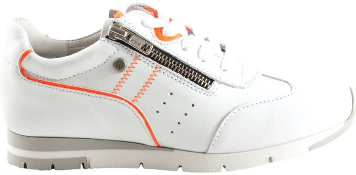 Wolky Witte Veterschoenen Yell Velvet Leather