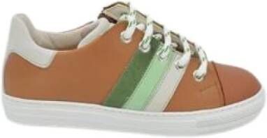 Zecchino D'oro Sneakers Cognac , Bruin, Heren