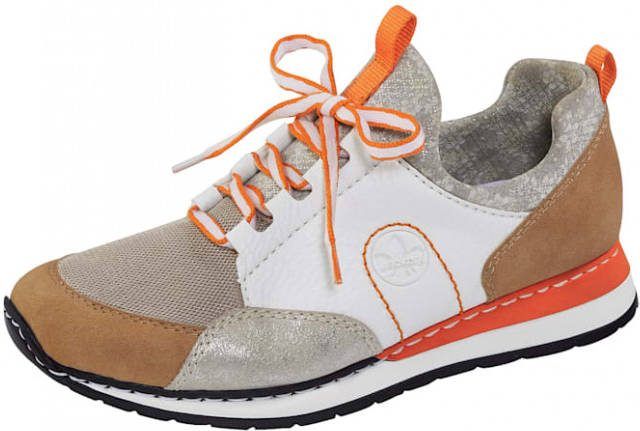 Rieker Slip on sneakers in meerkleurige look