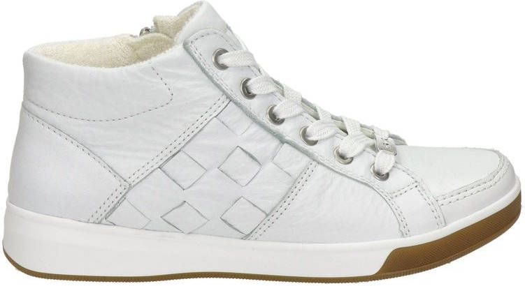 Ara comfort leren veterschoenen wit