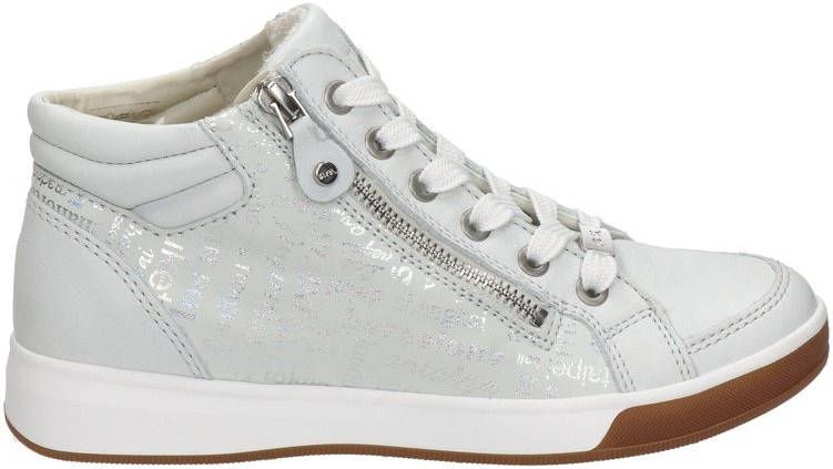 Ara hoge leren veterschoenen wit