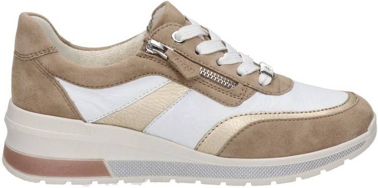 Ara Neapel Tron leren sneakers wit/beige