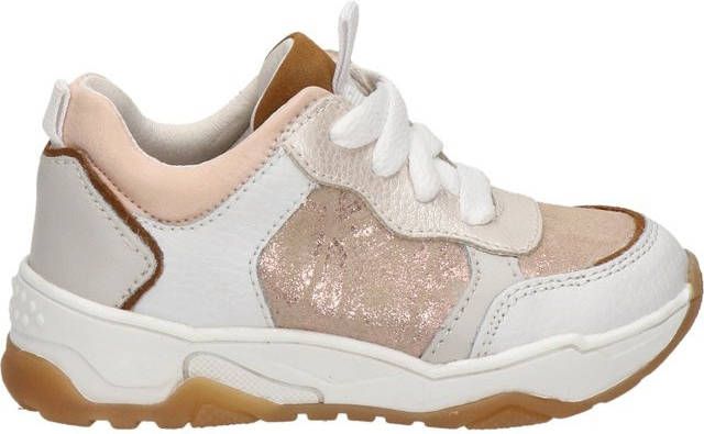 Nelson Kids leren sneakers lichtroze