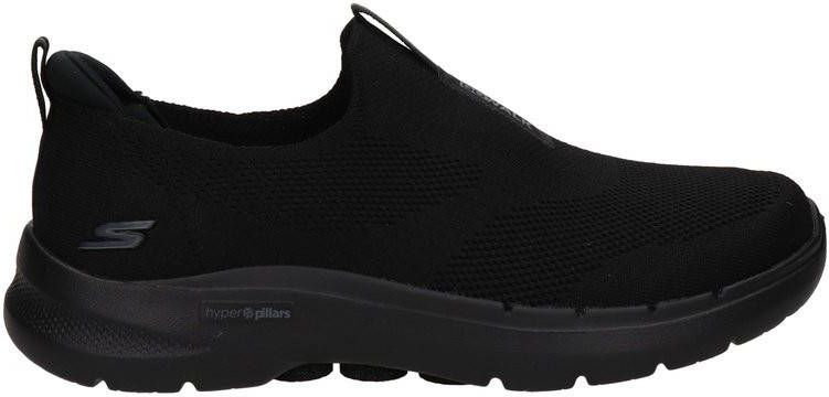Skechers Go Walk 6 instappers zwart