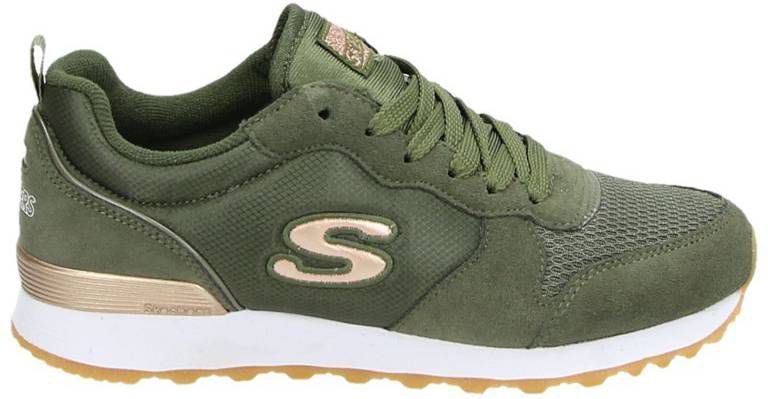 Skechers Originals suède sneakers groen