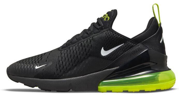 Nike Air Max 270 React Herenschoen Black/Volt/Reflect Silver/White Heren