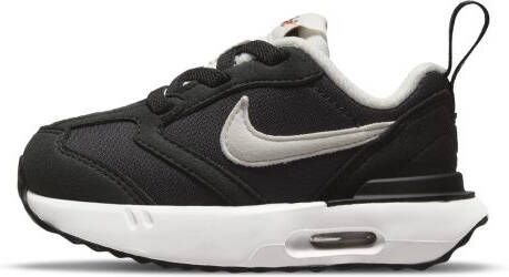 Nike Air Max Dawn Schoenen voor baby's/peuters Black/Metallic Silver/Total Orange/Summit White