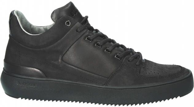 Blackstone Bryson Yg18 Black Mid Sneaker , Zwart, Heren