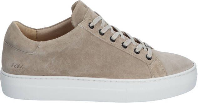 Nubikk Jagger Pure Taupe Suede Lage sneakers