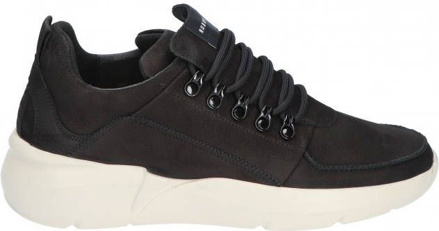 Nubikk Roque Royal Black Nubuck Lage sneakers