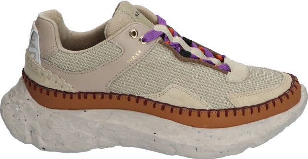 Nubikk Ross Riviera Beige Combi Lage sneakers