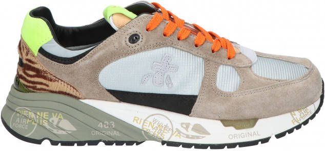 Premiata Mased Beige Grey Lage sneakers