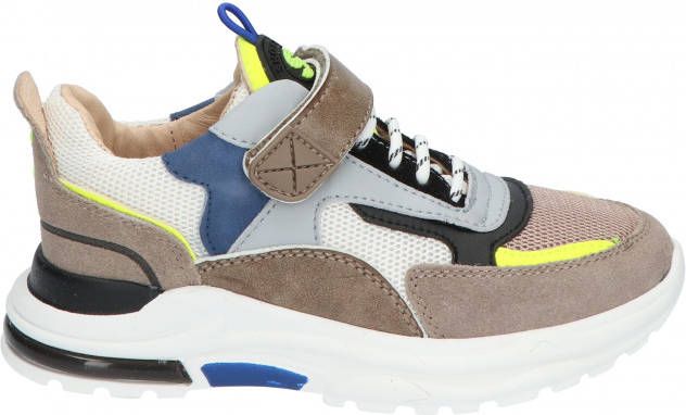 Shoesme NR22S100 A Grey Yellow Lage sneakers