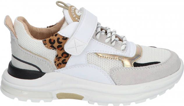 Shoesme NR22S100 H White Leopard Lage sneakers