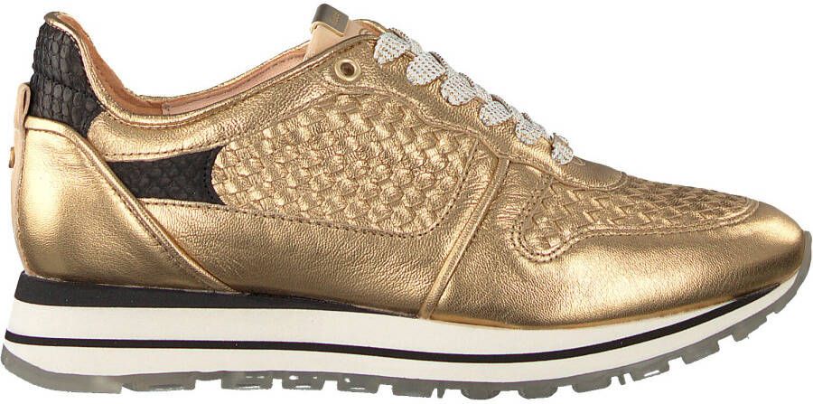 Fred de la Bretoniere Sneakers 50th Anniversary Sneaker Shiny Leather Goudkleurig