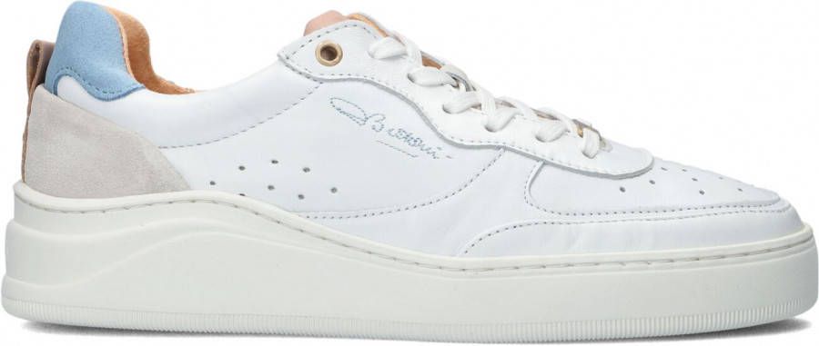 Fred de la Bretoniere Sneakers Sneaker Soft Nappa Leather With Suede Detail Wit