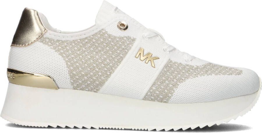 Michael Kors Gouden Lage Sneakers Monique Knit Trainer