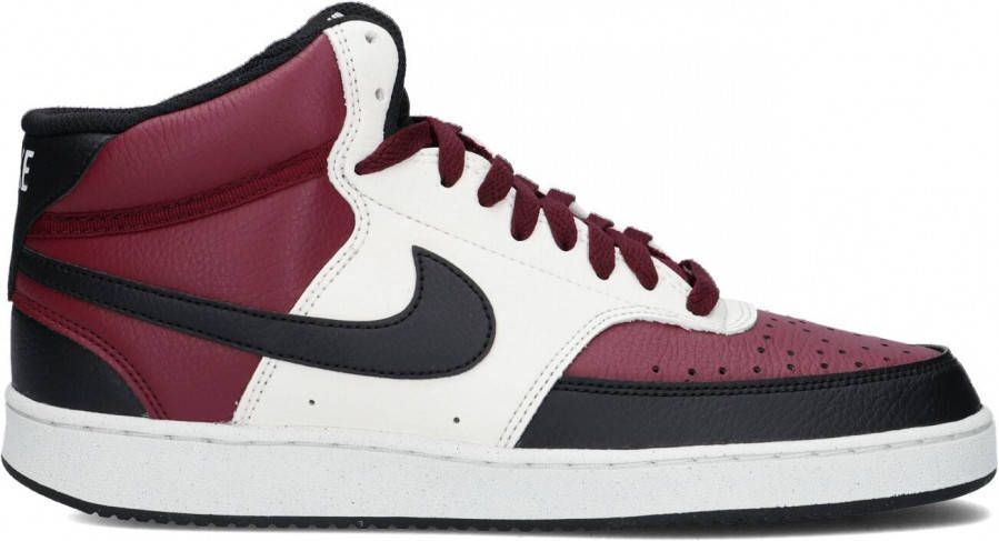 Nike Court Vision Mid Next Nature Sneakers Paars Zwart Wit
