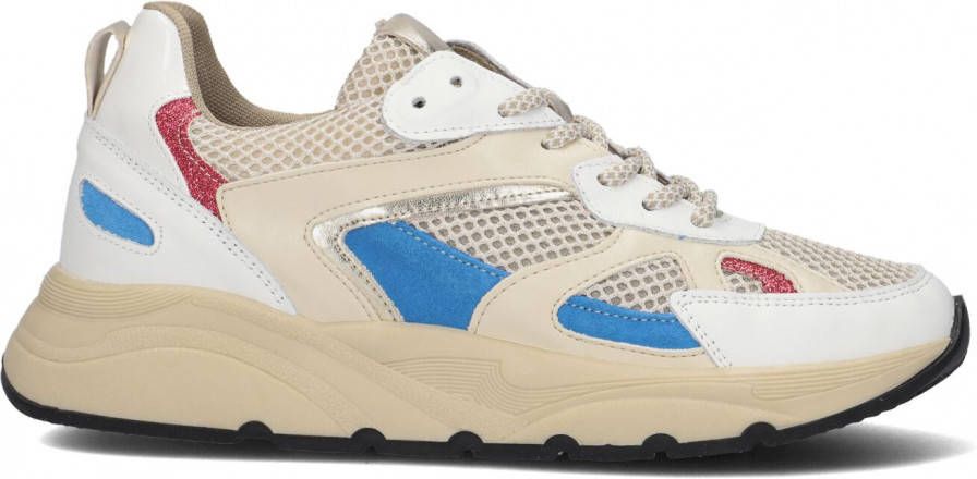 PS Poelman Beige Lage Sneakers P7120