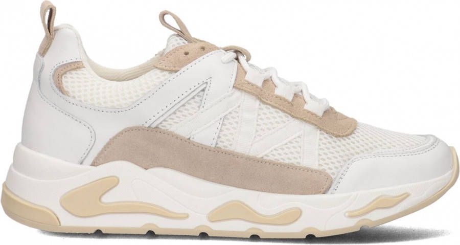 PS Poelman Witte Lage Sneakers P7069