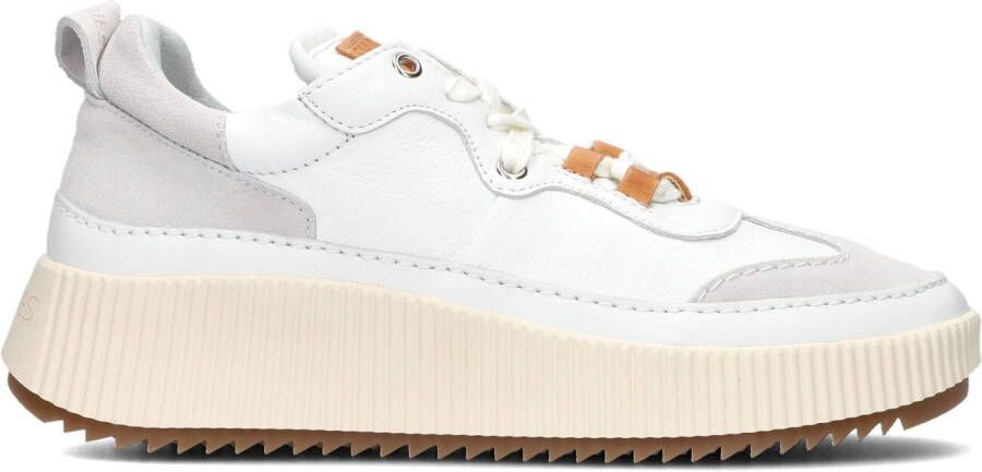 Shabbies Witte Lage Sneakers 101020382 Shs1455