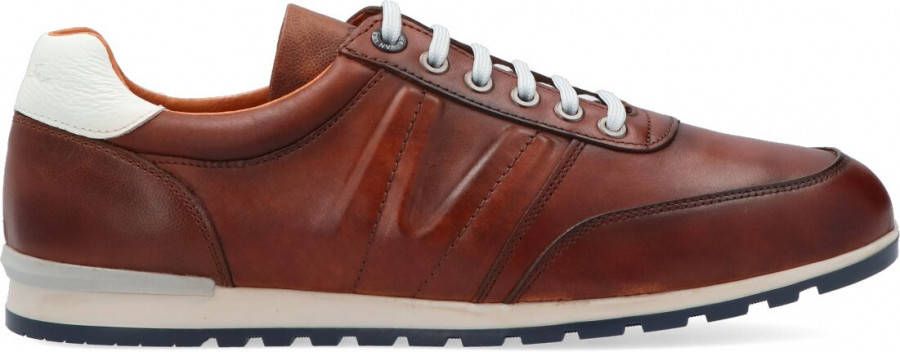 Van Lier Cognac Lage Sneakers Anzano