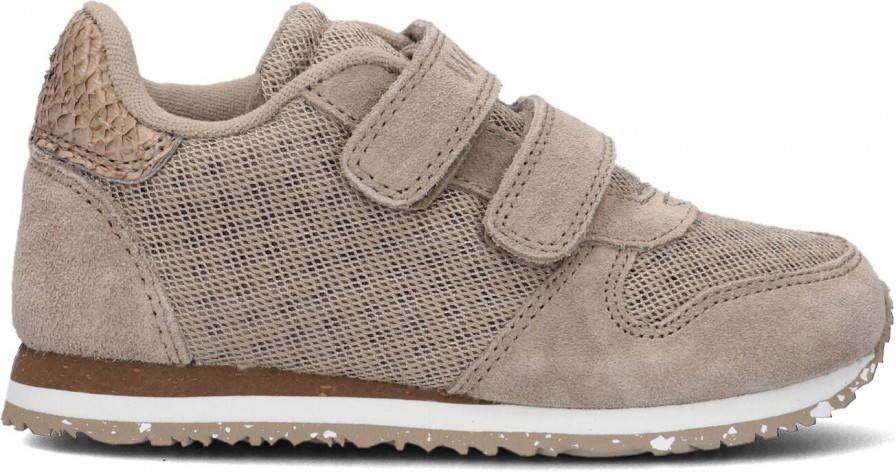Woden Beige Lage Sneakers Ydun Suede Mesh