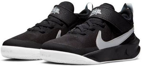 Nike Team Hustle D 10 sneakers zwart/metallic zilver/wit