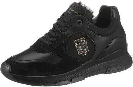 Tommy Hilfiger Sneakers met sleehak TH WARMLINED RUNNER SNEAKER